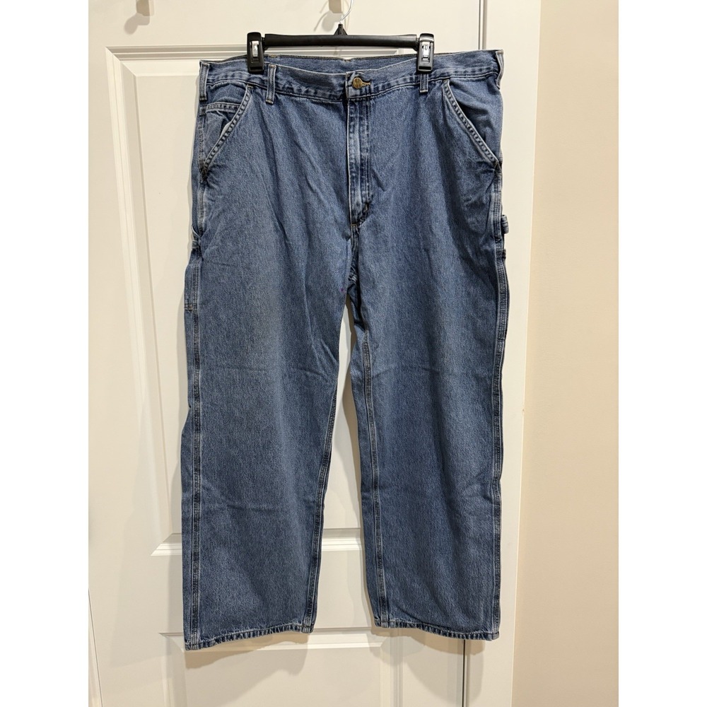 Carhartt B13 DPS Carpenter Jeans Mens 40x32 Original Dungaree Fit Blue Denim